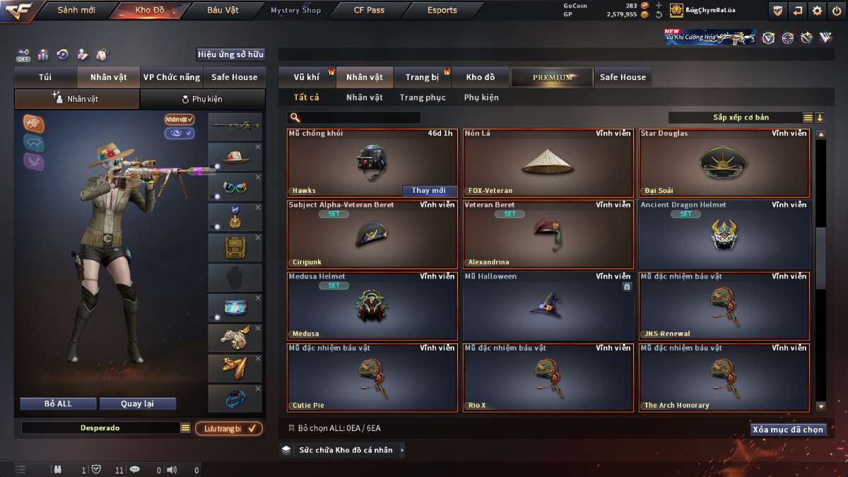 shop acc cf uy tin gia re